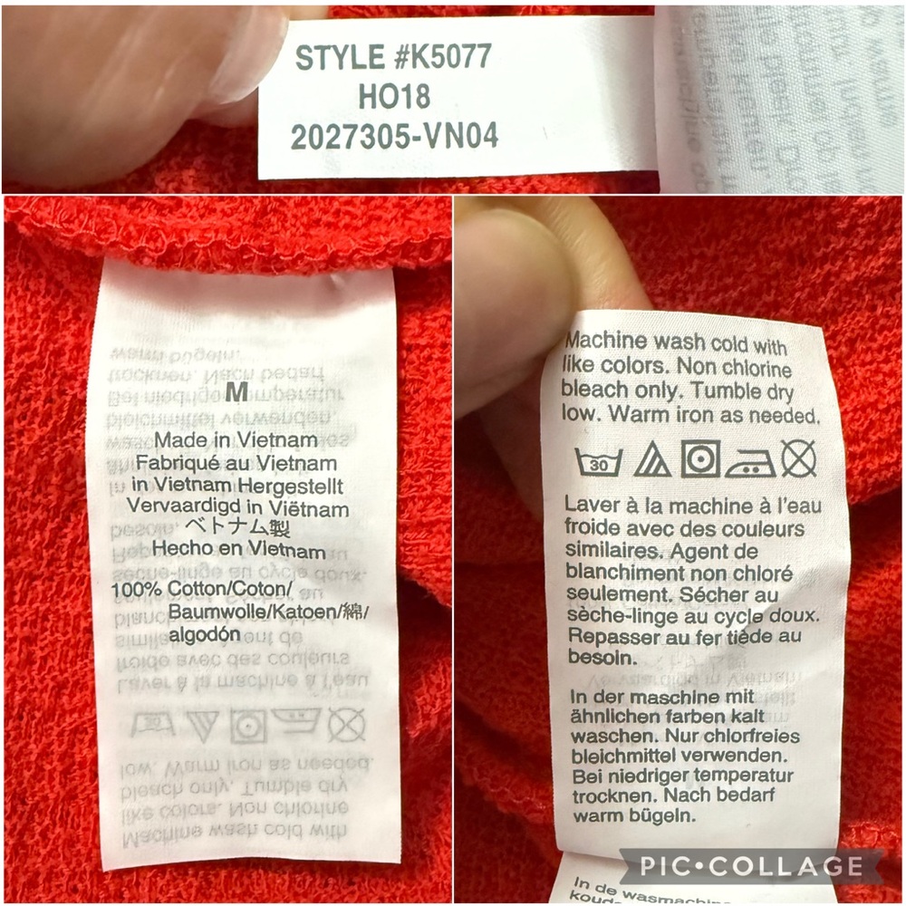 NWT J. Crew Faux Wrap Textured Crepe Top in Red size XS - Picture 12 of 13